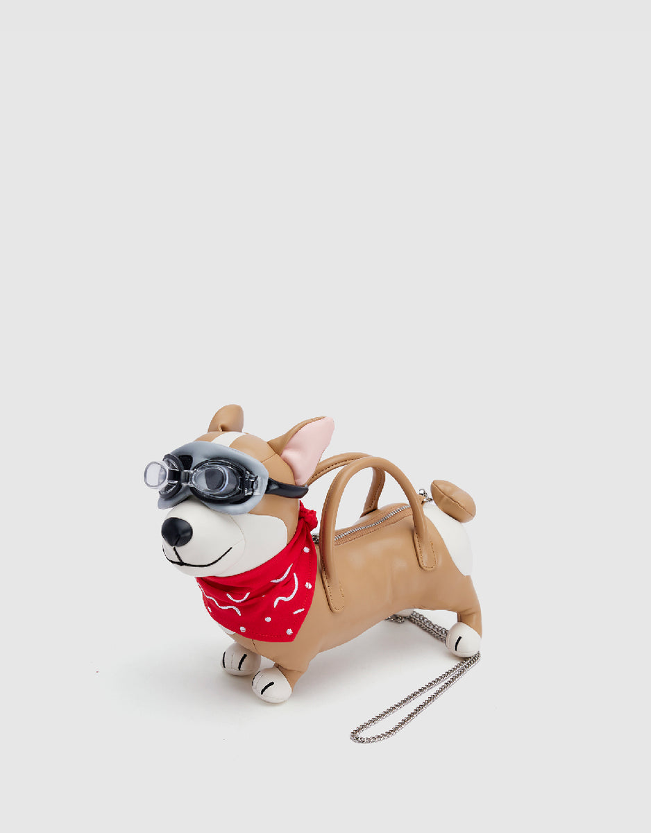 RICKI'S Vegan Leather Dog Keychain