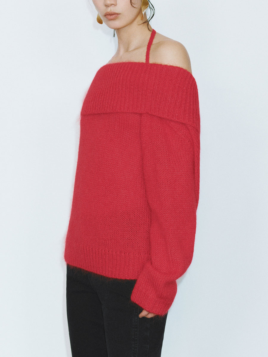 One Shoulder Knitted T-Shirts – URBAN REVIVO