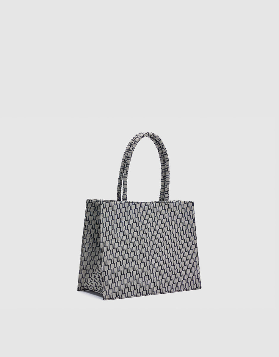 Geometric Print Tote Bag – Urban Revivo