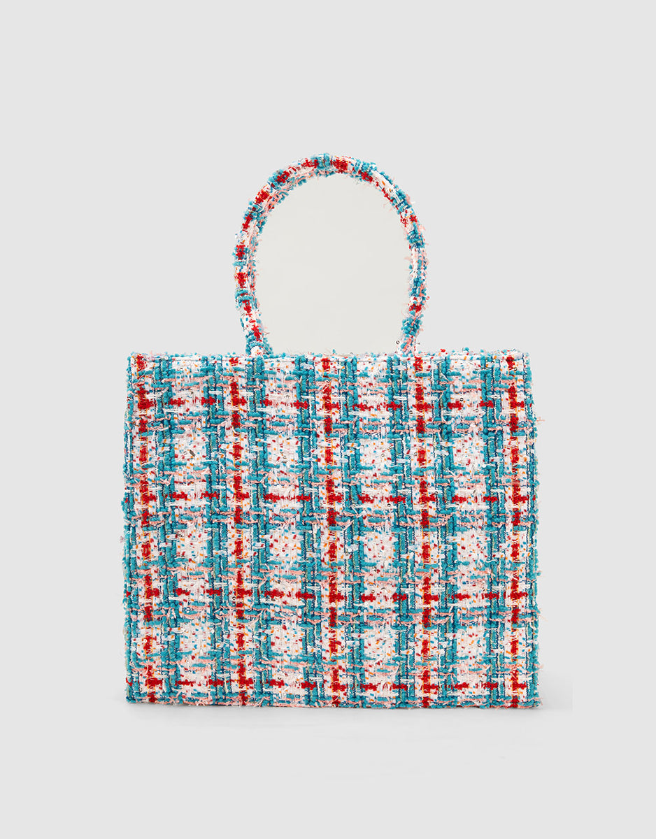 Tweed Tote Bag – Urban Revivo