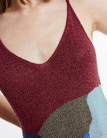 Colorblock Knitted Camisole