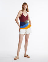 Colorblock Knitted Camisole