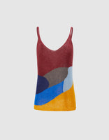 Colorblock Knitted Camisole