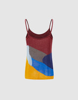 Colorblock Knitted Camisole